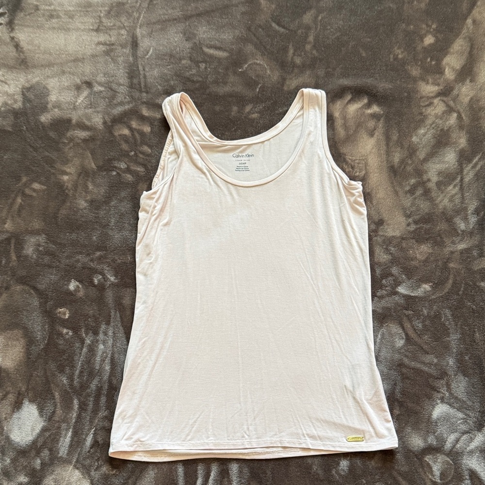 Calvin Klein Women's Light Pink Tank Top